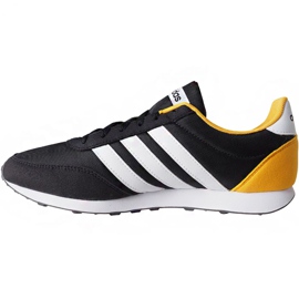 Scarpe Adidas V Racer 2.0 M EG9913 bianco nero giallo 2