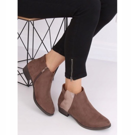 Stivaletti Chelsea beige da donna 88861 Khaki 2