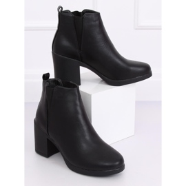 Stivali neri con tacco alto di Emily Black nero 1