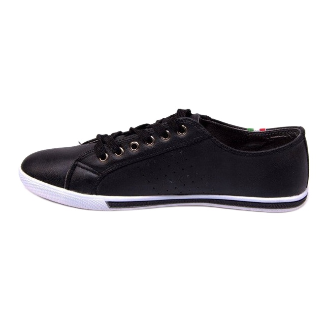 Sneakers Con Bandiera Italia 380 Nere nero 1