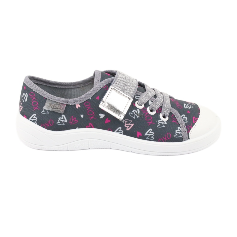 Scarpe per bambini Befado 251Y138 rosa grigio multicolore 1