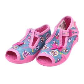 Scarpe per bambini Befado rosa 213P113 blu 3