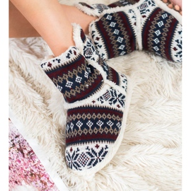 Calde pantofole VINCEZA multicolore 2