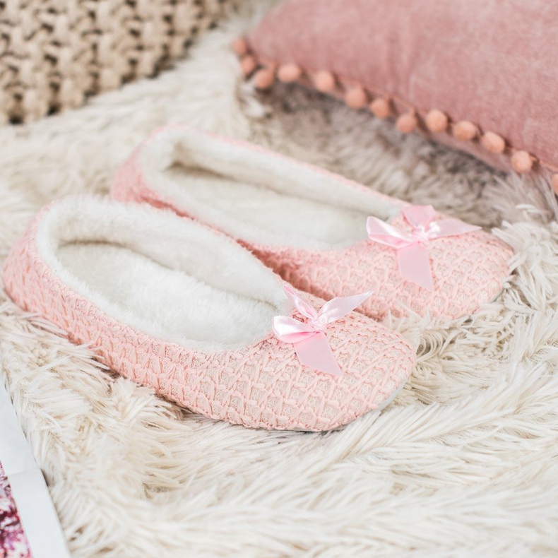 Pantofole VINCEZA slip-on rosa 1