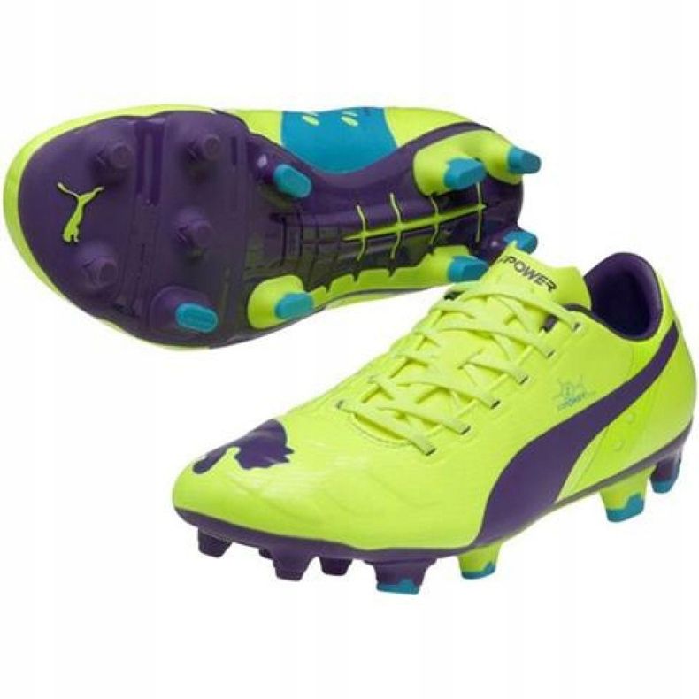 Scarpe da calcio Puma Evo Power 2 Fg M 102945 04 giallo giallo 1