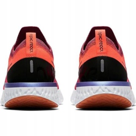 Nike Epic React Flyknit W AQ0070 601 scarpe da corsa rosso 2