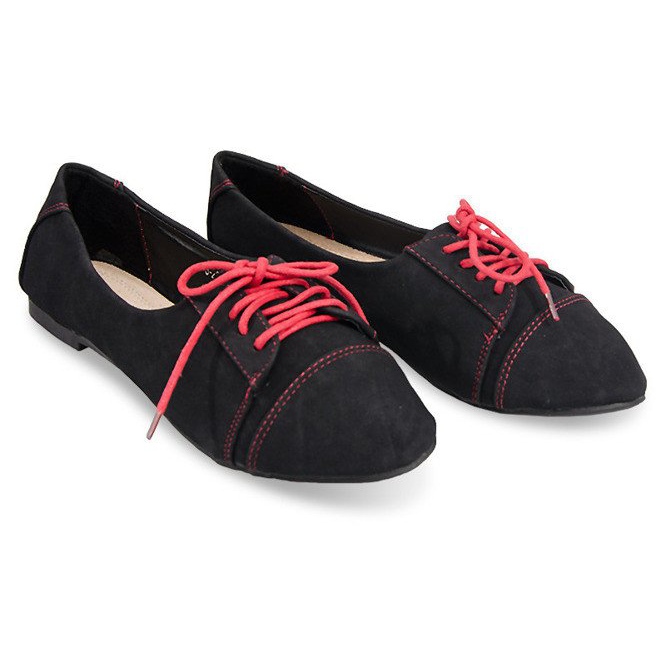 Sneakers Jazz 3-23 Nere nero rosa 1