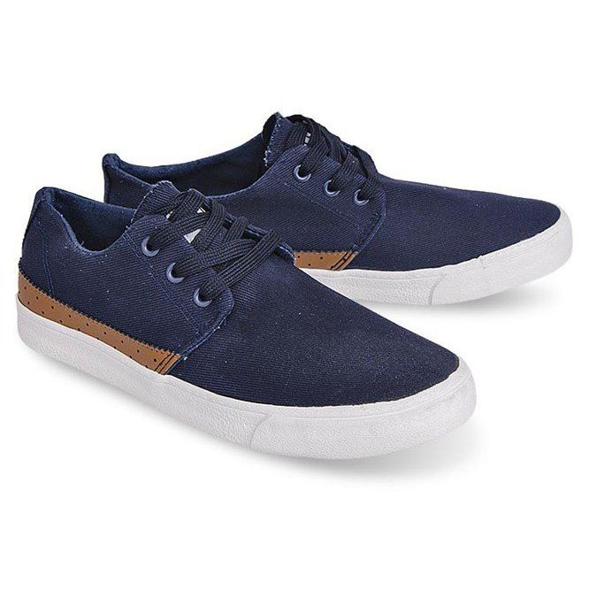 Sneakers casual in tessuto Y010 Blu blu navy 1
