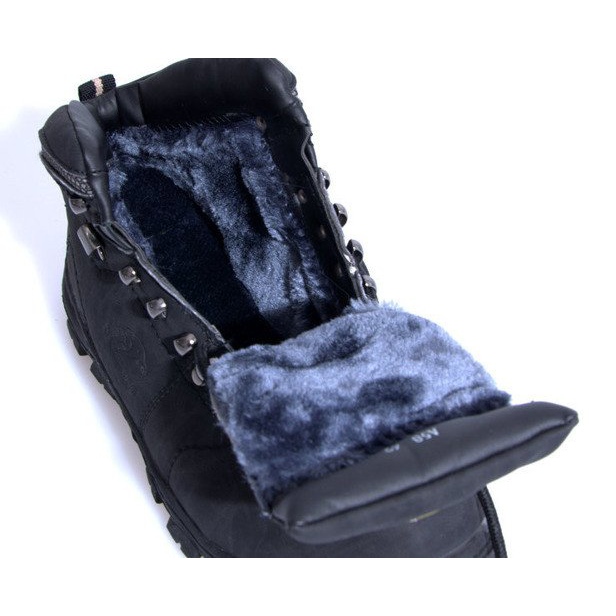 Stivali Trekking Caldi Con Pelliccia A58 Nero 2