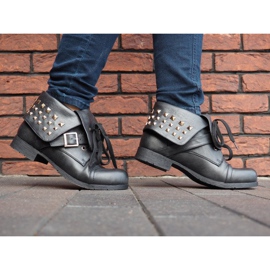 Stivali 2W1 Con Borchie 1621 Nero 2