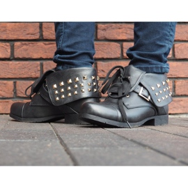 Stivali 2W1 Con Borchie 1621 Nero 1