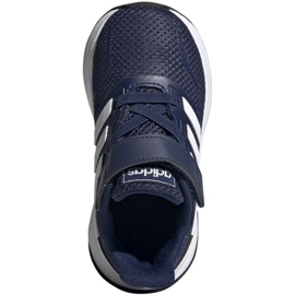 Scarpe Adidas Runfalcon I Jr EG6153 bianca blu navy 1