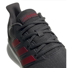Scarpe da corsa adidas Runfalcon M EG8602 rosso grigio 1