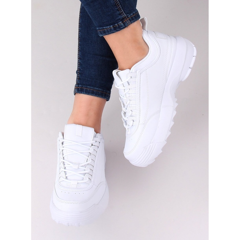 Bianco DSC81-2 Scarpe sportive bianche 1