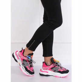 Scarpe da ginnastica fucsia LA65P nero rosa multicolore 1