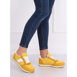 BL189P Scarpe sportive giallo miele bianca 1