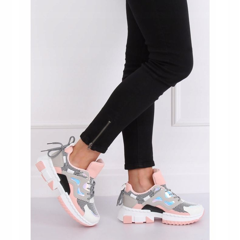 LA67P Sneakers rosa multicolore 2