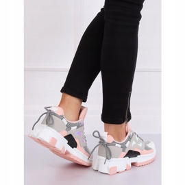 LA67P Sneakers rosa multicolore 1