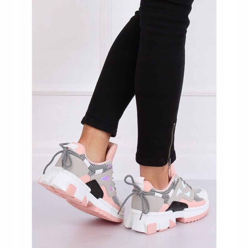 LA67P Sneakers rosa multicolore 1