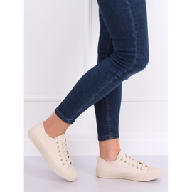 Sneakers beige da donna PQ-22 Beige 1