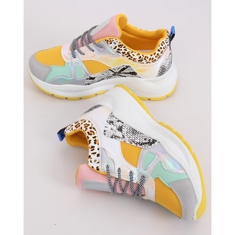 NB317P Scarpe sportive gialle multicolore 1