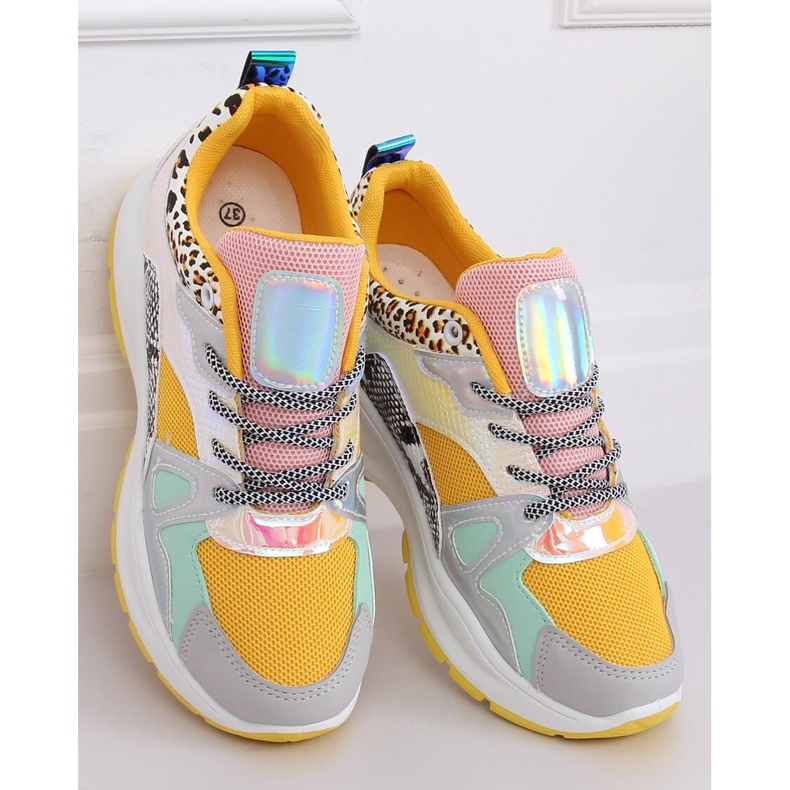 NB317P Scarpe sportive gialle multicolore 2