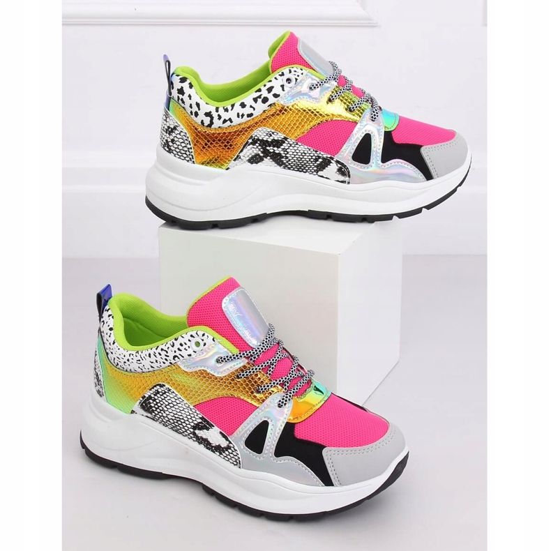 NB317P Scarpe sportive nere multicolore 1