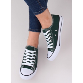 Sneakers classiche da donna verdi 7050Y Green verde 1