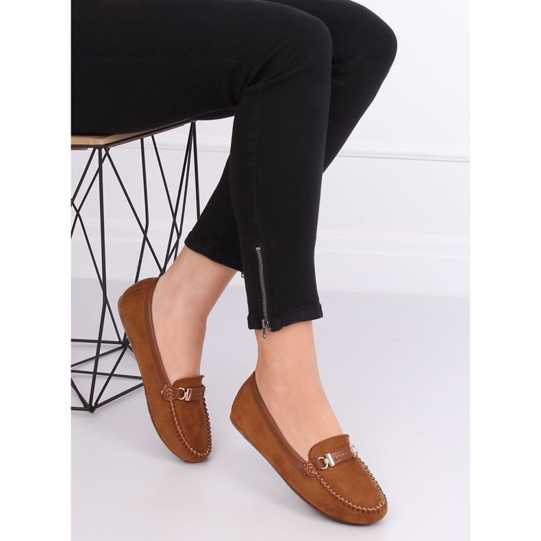 Mocassini da donna cammello FM3024 Camel marrone 1