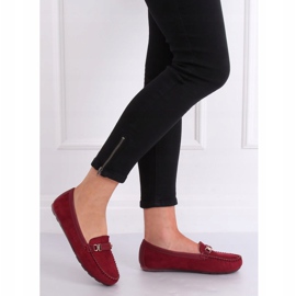 Mocassini donna bordeaux FM3024 Wine rosso 1