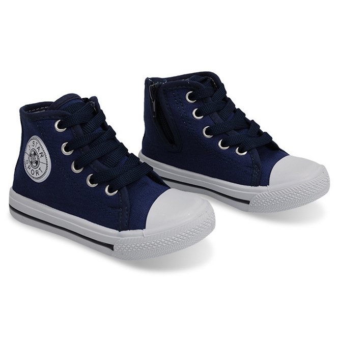 Sneakers Alte Bambini Y1312 Blu Navy 1