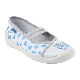 Befado cuori scarpe per bambini 116X267 blu grigio 1