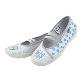 Befado cuori scarpe per bambini 116X267 blu grigio 3