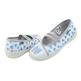 Befado cuori scarpe per bambini 116X267 blu grigio 4