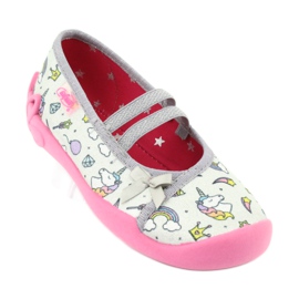 Scarpe per bambini Befado 116X266 rosa grigio 1