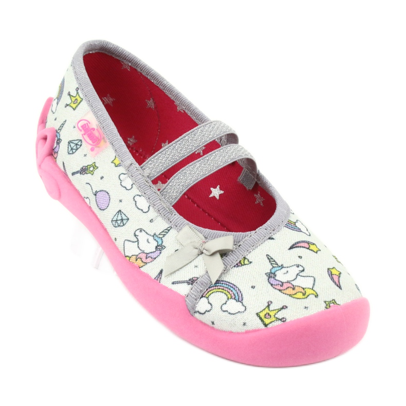Scarpe per bambini Befado 116X266 rosa grigio 1