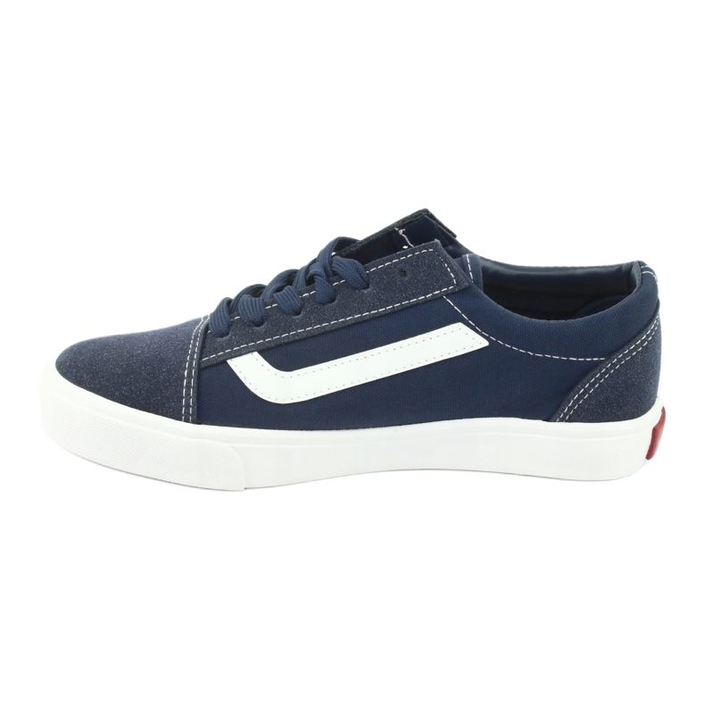 Atletico Sneaker femminili legate nel 18081 blu navy 2