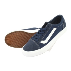 Atletico Sneaker femminili legate nel 18081 blu navy 5