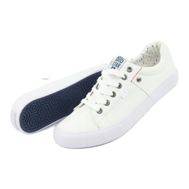 Big Star Sneakers da uomo allacciate bianche 174097 bianco 4