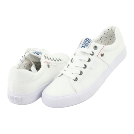 Big Star Sneakers da uomo allacciate bianche 174097 bianca 3