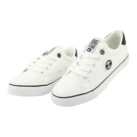 Sneakers Big Star allacciate bianche 274473 bianca nero 3