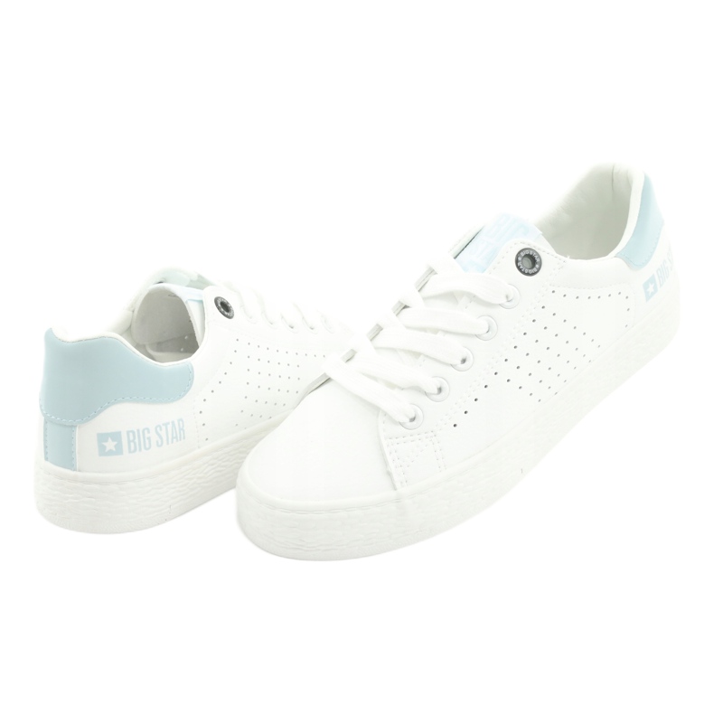 Sneakers bianche BIG STAR 274482 bianco blu 3