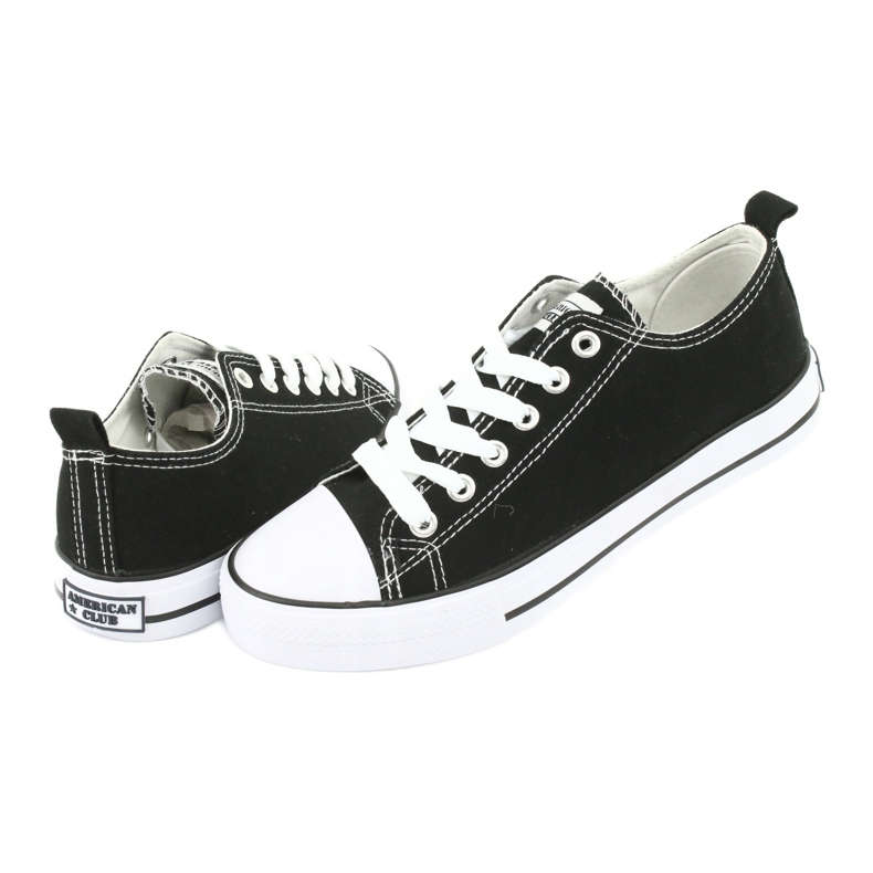 American Club Sneaker leta classiche LH04/22 NERO 4