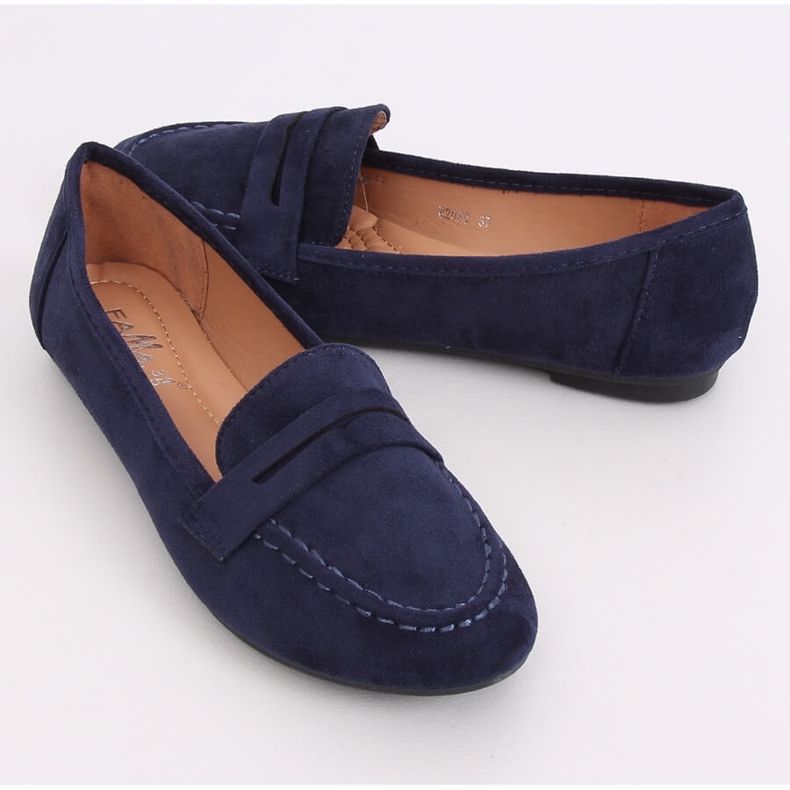 Mocassini donna blu navy B2030 Dk Blue 1