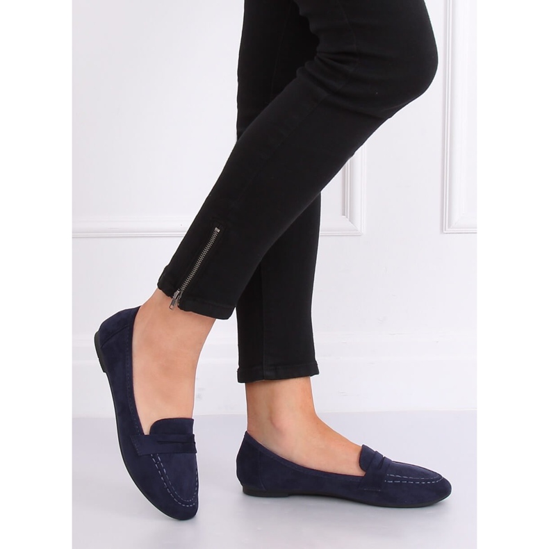 Mocassini donna blu navy B2030 Dk Blue 2