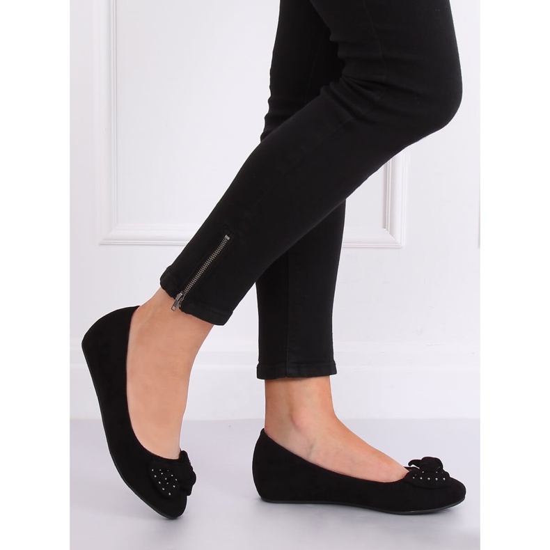 Ballerine nere con zeppa FM217-13 Nere nero 1