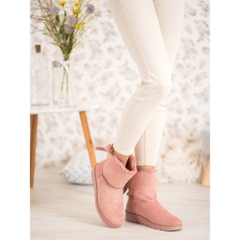 SHELOVET Mukluki rosa sulla piattaforma 1