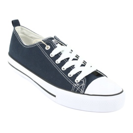 American Club Sneaker blu navy LH06 bianco 1