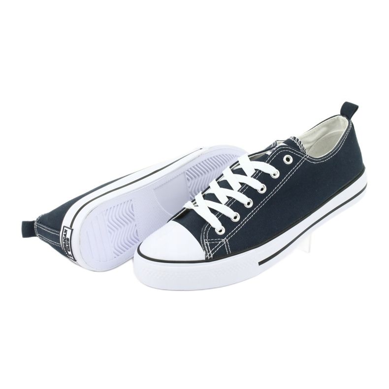 American Club Sneaker blu navy LH06 bianco 5