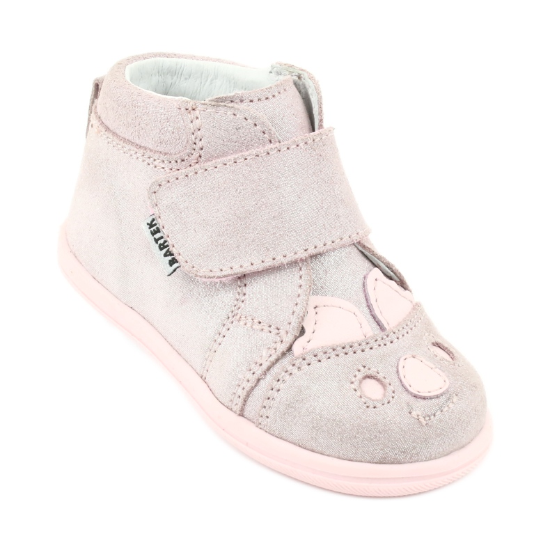 Stivaletti con velcro Koala Bartek 71150 rosa grigio 1